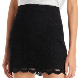 NWT, Cache, Black Lace Under Satin Lining, Sz. 10